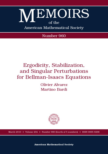 ﻿Ergodicity ، تثبیت و آشفتگی های منحصر به فرد برای معادلات Bellman-Isaacs