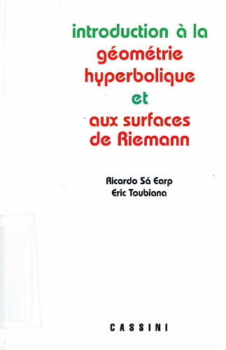 ﻿مقدمه ای بر هندسه هذلولی و سطوح ریمان