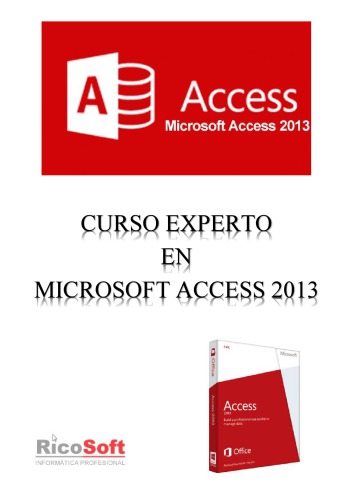 کارشناس Curso در Microsoft Access 2013