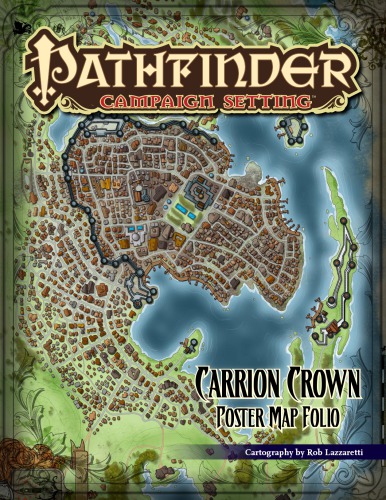 ﻿تنظیم کمپین Pathfinder: برگه نقشه پوستر Carrion Crown