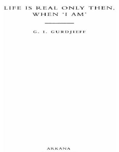 زندگی فقط واقعی است، زمانی که من هستم