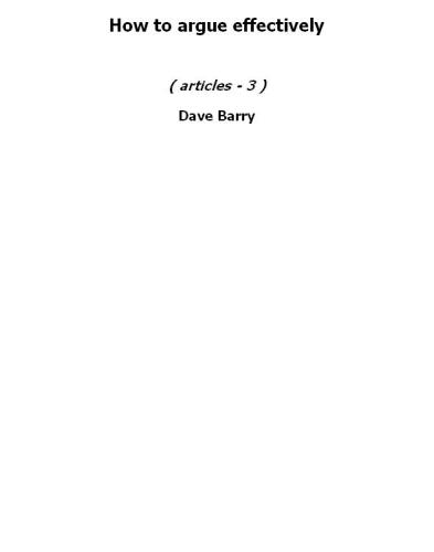 ﻿چگونه به طور موثر بحث کنیم