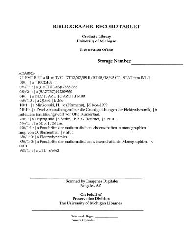 دو مقاله در مورد معادلات اساسی الکترودینامیک