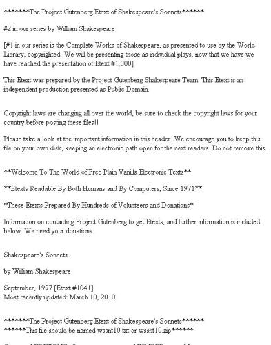 ﻿غزلیات شکسپیر