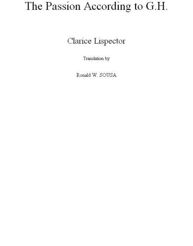 ﻿The Passion طبق گفته G.H.