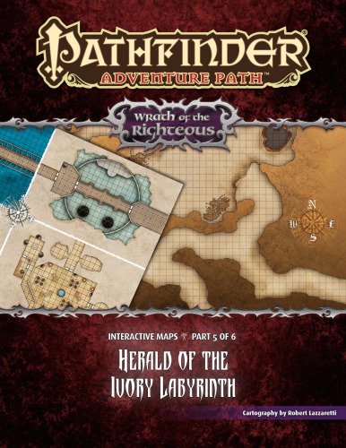 ﻿Pathfinder Adventure Path #77: Herald of the Ivory Labyrinth (Wrath of the Righteous 5 of 6) نقشه های تعاملی