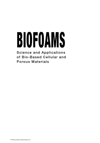Biofoams: علم و کاربردهای مواد سلولی و متخلخل مبتنی بر Bio