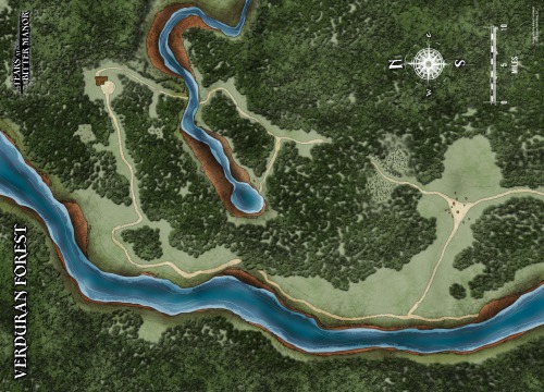 ﻿ماژول Pathfinder: Tears at Bitter Manor Poster Map