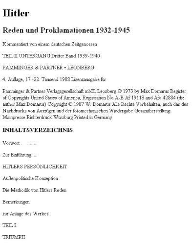 ﻿سخنرانی ها و اعلامیه های هیتلر 1932 - 1945 جلد 3