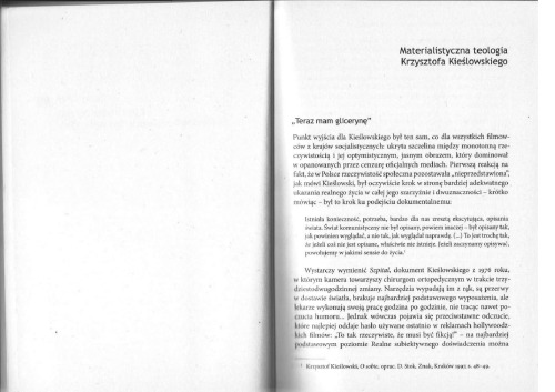 ﻿الهیات ماتریالیستی کریستوف کیشلوفسکی [یک فصل از یک کتاب]