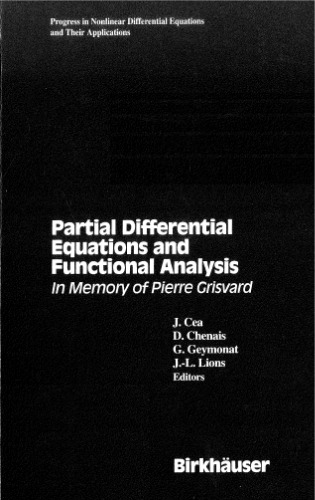 معادلات دیفرانسیل جزئی و تجزیه و تحلیل عملکرد: در حافظه Pierre Grisvard