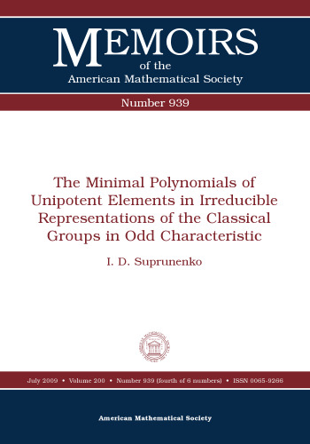 ﻿چند جمله‌ای‌های حداقلی عناصر تک‌توان در نمایش‌های تقلیل‌ناپذیر گروه‌های کلاسیک در ویژگی‌های فرد
