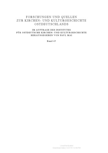 ﻿Cura animarum: مراقبت‌های شبانی در سرزمین پروس متعلق به نظم توتونی