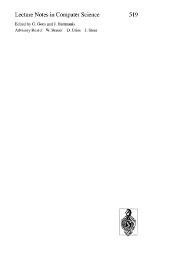 ﻿الگوریتم ها و ساختارهای داده: کارگاه دوم، WADS '91 اتاوا، کانادا، 14 تا 16 آگوست، 1991 مجموعه مقالات