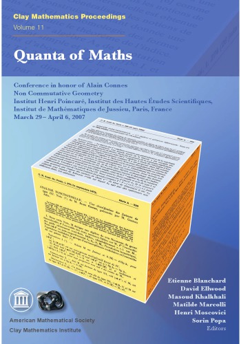 ﻿Quanta of Maths: همایش بزرگداشت آلن کن ، هندسه غیرتغییری ، پاریس ، 1997