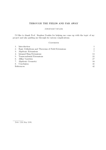 ﻿در میان مزارع و دور (نسخه 11 نوامبر 2009)