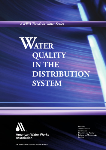 ﻿کتابچه راهنمای AWWA ، جلد 32 کیفیت آب در سیستم توزیع