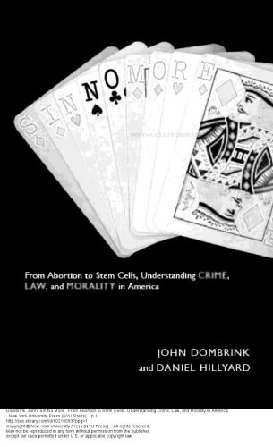 ﻿گناه دیگر: از سقط جنین تا سلول های بنیادی، درک جرم، قانون و اخلاق در آمریکا