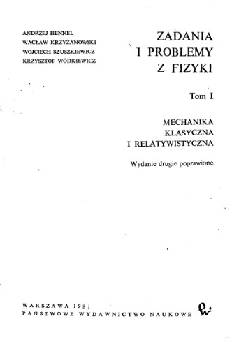 وظایف و مشکلات در فیزیک