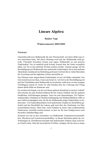 ﻿جبر خطی (ترم زمستان 2002/2003)