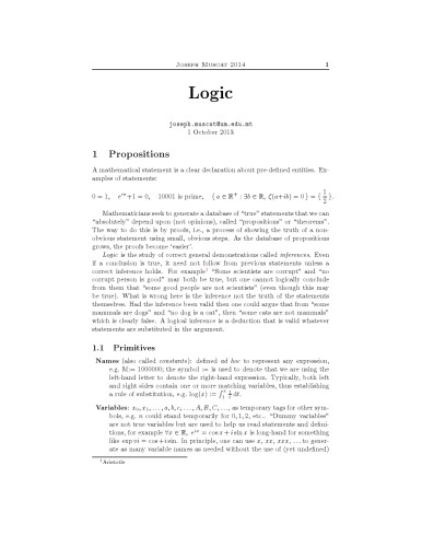 ﻿منطق [یادداشت های توضیحی]