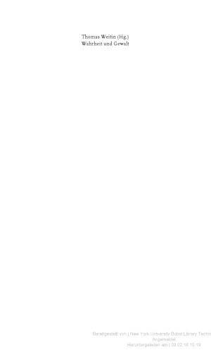 ﻿حقیقت و خشونت: گفتمان شکنجه در اروپا و ایالات متحده