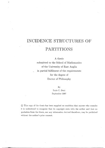 ﻿ساختارهای بروز پارتیشن ها [پایان نامه دکتری]