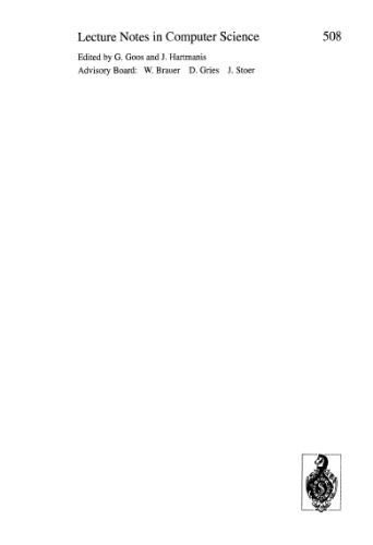 جبر کاربردی ، الگوریتم های جبر و کدهای تصحیح خطا: هشتمین کنفرانس بین المللی ، AAECC-8 توکیو ، ژاپن ، مجموعه مقالات