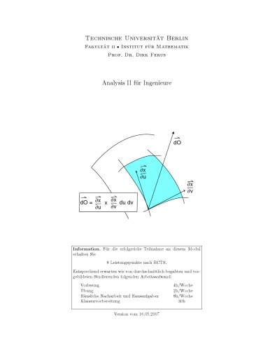 ﻿تجزیه و تحلیل II برای مهندسان [یادداشت های سخنرانی]