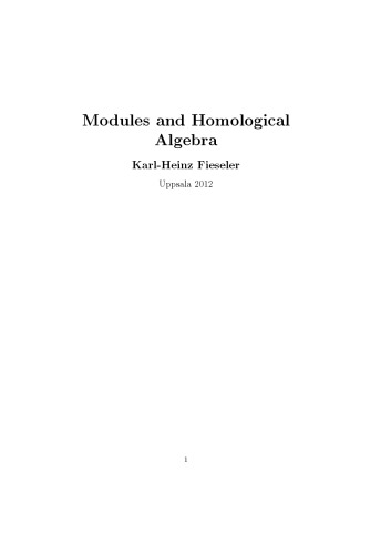 ﻿ماژول ها و جبر همسانی [یادداشت های سخنرانی]