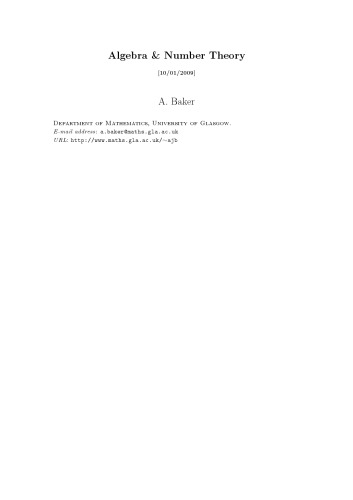 ﻿جبر و نظریه اعداد