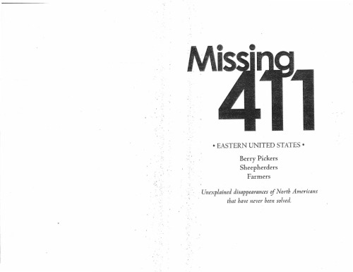 ﻿ناپدید شدن های حل نشده در کوه های بزرگ دودی