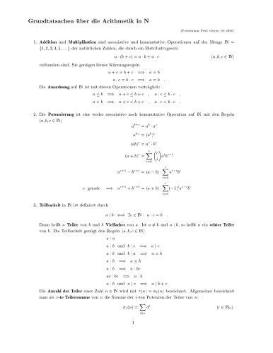 ﻿نظریه اعداد ابتدایی Proseminar
