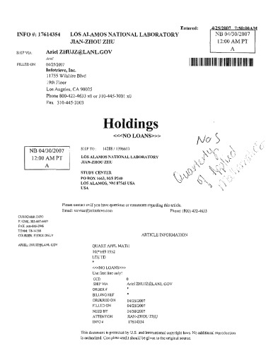 ﻿[مقاله] در مورد برخی از ویژگی های آماری میدان های هیدرودینامیکی و مغناطیسی هیدرودینامیکی