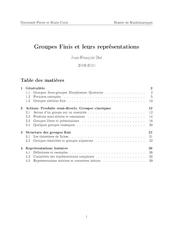 ﻿گروه های محدود و نمایش های آنها [یادداشت های سخنرانی]