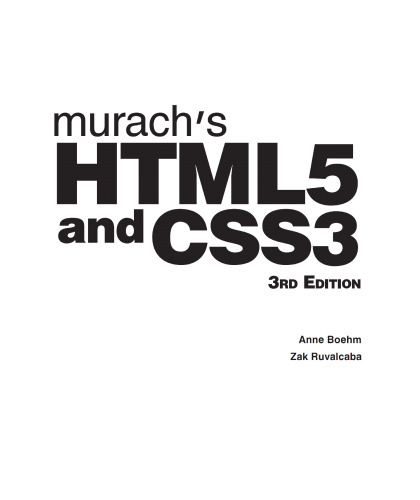 ﻿HTML5 و CSS3 Murach