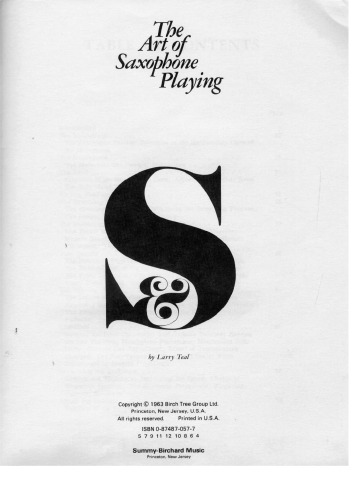 ﻿هنر ساکسیفون نوازی