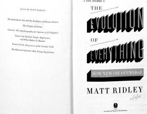 ﻿تکامل همه چیز: چگونه ایده های جدید ظهور می کنند