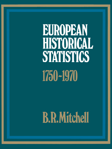 ﻿آمار تاریخی اروپا 1750-1970