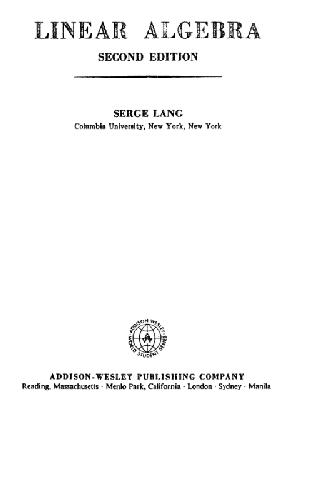 نسخه دوم جبر خطی