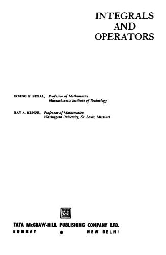 انتگرالها و اپراتورها