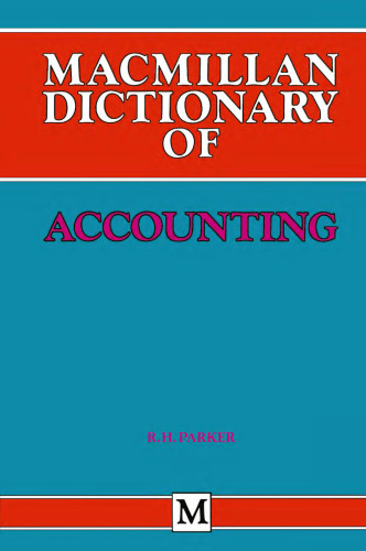 ﻿فرهنگ لغت حسابداری مک میلان