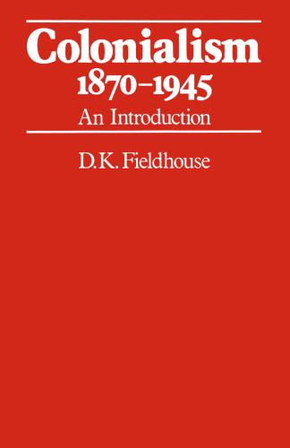 ﻿استعمار 1870-1945: مقدمه