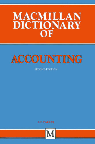 ﻿فرهنگ لغت حسابداری مک میلان