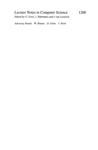 STACS 97: 14 سمپوزیوم سالانه در زمینه های نظری علوم رایانه Lübeck، Germany فوریه 27 - مارس 1، 1997 پرونده ها