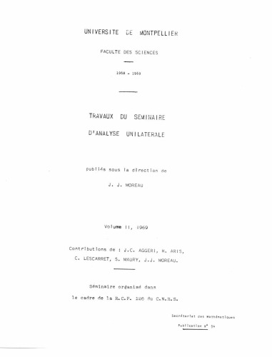 ﻿آثار سمینار تحلیل یک جانبه