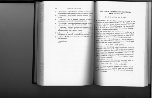 ﻿مشکل شاخص برای منیفولدهای با مرز