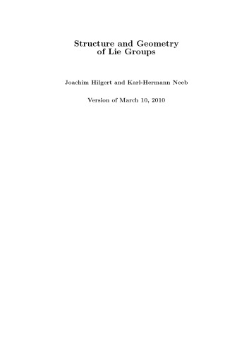 ﻿ساختار و هندسه گروه های دروغ