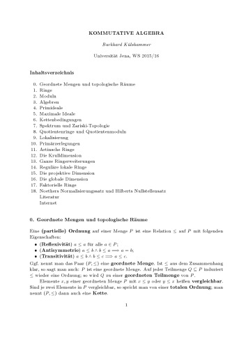 ﻿جبر جابجایی [یادداشت های سخنرانی]