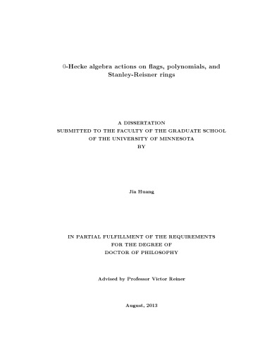 ﻿اقدامات جبری 0-هک روی پرچم ها ، چند جمله ای ها و حلقه های استنلی ریسنر